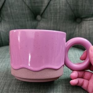 Room Essentials Pink Frosting Ceramic Mug